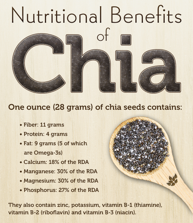 Chia Seeds TrainSMART Buffalo, NY